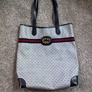 GUCCI Vintage Interlocking Mirco Tote AUTHENTIC
